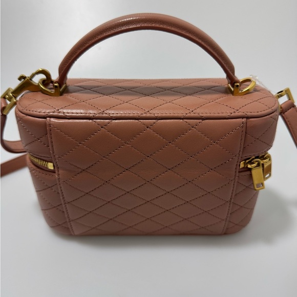 Saint Laurent YSL Gaby Mini Vanity Bag in Lambskin Barely Pink Gold - Picture 3 of 10